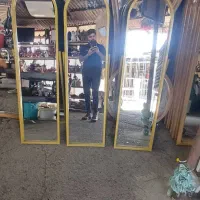 آینه فلزی پایه قاب عکسی|آینه|کرج, کلاک پایین|دیوار