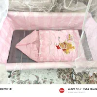 گهواره فلزی همراه با کیسه خواب نوزاد