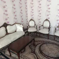 مبلمان استیل ۹نفره چوب گردو