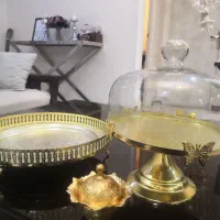 سینی چای ظرف کیک قندون|ظروف سرو و پذیرایی|تهران, اباذر|دیوار