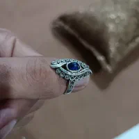 انگشتر نقره زنانه یاقوت کبود