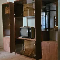 ویترین زیر تلویزیونی با روشنائی