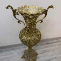 گلدان برنجی فوق العاده زیبا (نو)