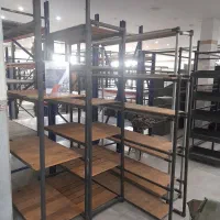 استند چوبی فلزی
