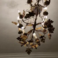 لوستر برنز ۱۲ و ۱۶ شاخه اروپایی انگوری|لوستر و چراغ آویز|تهران, تجریش|دیوار