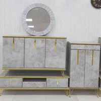 سِت کامل۴ تیکه( آینه کنسول،میز تلوزیون،جاکفشی)