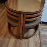 ناهار خوری کمجا گرد و مربع غذا خوری|میز و صندلی غذاخوری|ورامین, ورامین|دیوار