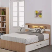 تخت یک و نیم نفره 120|تخت و سرویس خواب|اصفهان, عسگریه|دیوار
