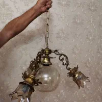 لوستر برنز 3 شاخه رنگ ثابت