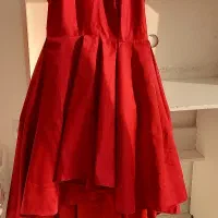 پیراهن دنباله دار یلدایی ساتن امریکایی نو سالم|لباس|هشتگرد, مدرس|دیوار