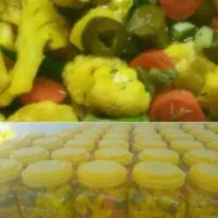 ترشی  مخلوط و خیارشور در دبه های ۳و ۱۰ کیلویی