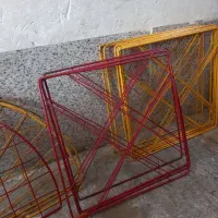 قفسه مشبک فلزی|کتابخانه، شلف، قفسه‌های دیواری|اراک, |دیوار