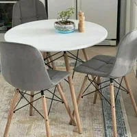 میز و صندلی غذاخوری پارچه ای الماس ست۴نفره کدpz230|میز و صندلی غذاخوری|یزد, |دیوار