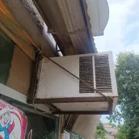 کولر پنجره ای سالم روشن و فعال