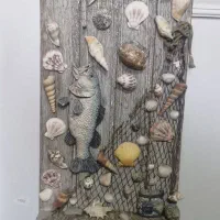 جاکلیدی چوبی با تم دریا