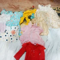 لباس دخترانه تا ۳ سال همشون باهم ۴۵۰