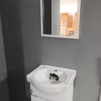 روشویی کابین دار ۴۰ تمام PVC ( تولیدی)