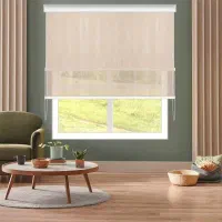 پرده دابل شید دو مکانیزه کاملا نو