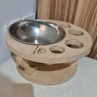 وسایل سگ قلاده سینی ظرف غذا پایه دار