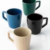 ماگ سرامیکی شیاردار تک و عمده
