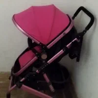 کالسکه دخترونه در حد نو تر تمیز