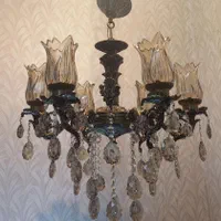 لوستر/برنزی/کریستال/سقفی/کودک|لوستر و چراغ آویز|کرمانشاه, |دیوار