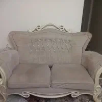 مبل ۷ نفره با میز جلو مبلی و دو عدد عسلی