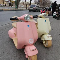 ماشین موتور شارژی پاستیل وسپا 60 ماهه چکی بخر|اسباب و اثاث بچه|اصفهان, ناژوان|دیوار