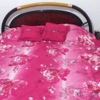 تخته دو نفری چوبی و فلزی