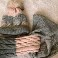 شال و کلاه زمستونه دخترونه