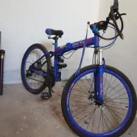 دوچرخه تاشو نیمه حرفه ای در حد صفر