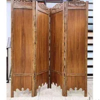 پارتیشن چوبی 4لنگه طرح چوب (پاروان چوبی )