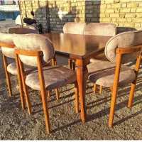 ناهارخوری چوب روس|میز و صندلی غذاخوری|دورود, |دیوار