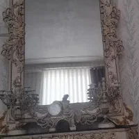 آینه شمعدان نو تمیز