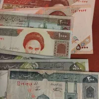 اسکناس و سکه های قدیمی و جدید