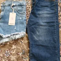 شلوارک و شورتک جین