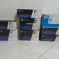 تعدادی کارتریج صفر و پلمب پرینتر hp