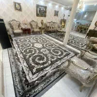 فرش درباری طلاکوب گردویی نونو مناسب جهیزیه