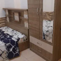 فروش تخت خواب دونفر و کمد ست