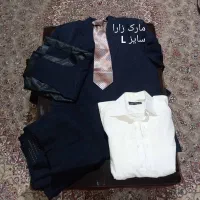 چند دست کت و شلوار با کفش