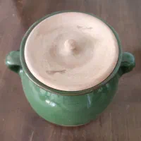 دیگ ودیزی سفالی لعابدار،بسیاربسیارکم کار