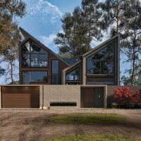 طراحی ویلا های لوکس دفتر معماری نما پلان 3D