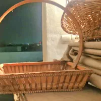 فروش ست ۵ عددی سبد حصیری دستسازه طبیعی وکاربردی|صنایع دستی و سایر لوازم تزئینی|اصفهان, رحیمآباد|دیوار