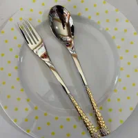 قاشق چنگال سیلور طلایی یونیک جرمنی