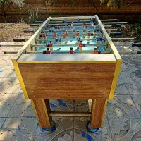 فوتبال دستی پایه دار ام دی اف کاملا سالم