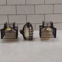 باسلام ۳ عددلوستر چوبی