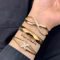 پارت جدیدوجذاب بنگل های دستبندی ژوپینگ طرح آترینا|بدلیجات|مشهد, احمدآباد|دیوار