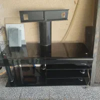 میز تلویزیون شیشه ای