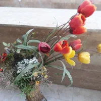 گل و گلدان|گل مصنوعی|شیراز, کوشک میدان|دیوار