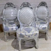 سلطنتی سیلور مبلمان ۹ نفره مبل استیل جهیزیه|مبلمان خانگی و میز عسلی|فردیس, شهرک شهید حسینی|دیوار